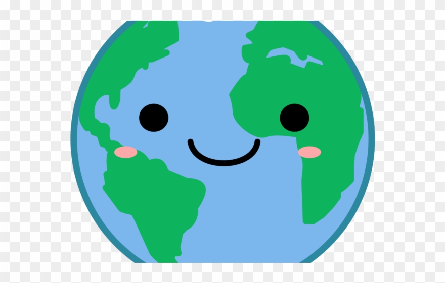 Planet Earth Clipart Cute - Png Download