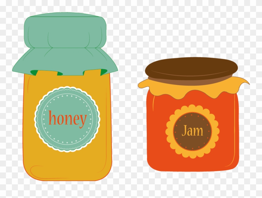 Marmalade Varenye Fruit Preserves Bottle Honey Clipart
