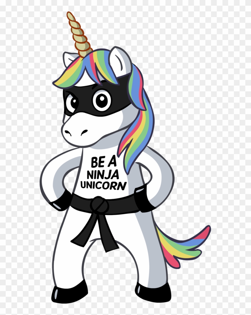 What's All This Ninja Unicorn Business Clipart