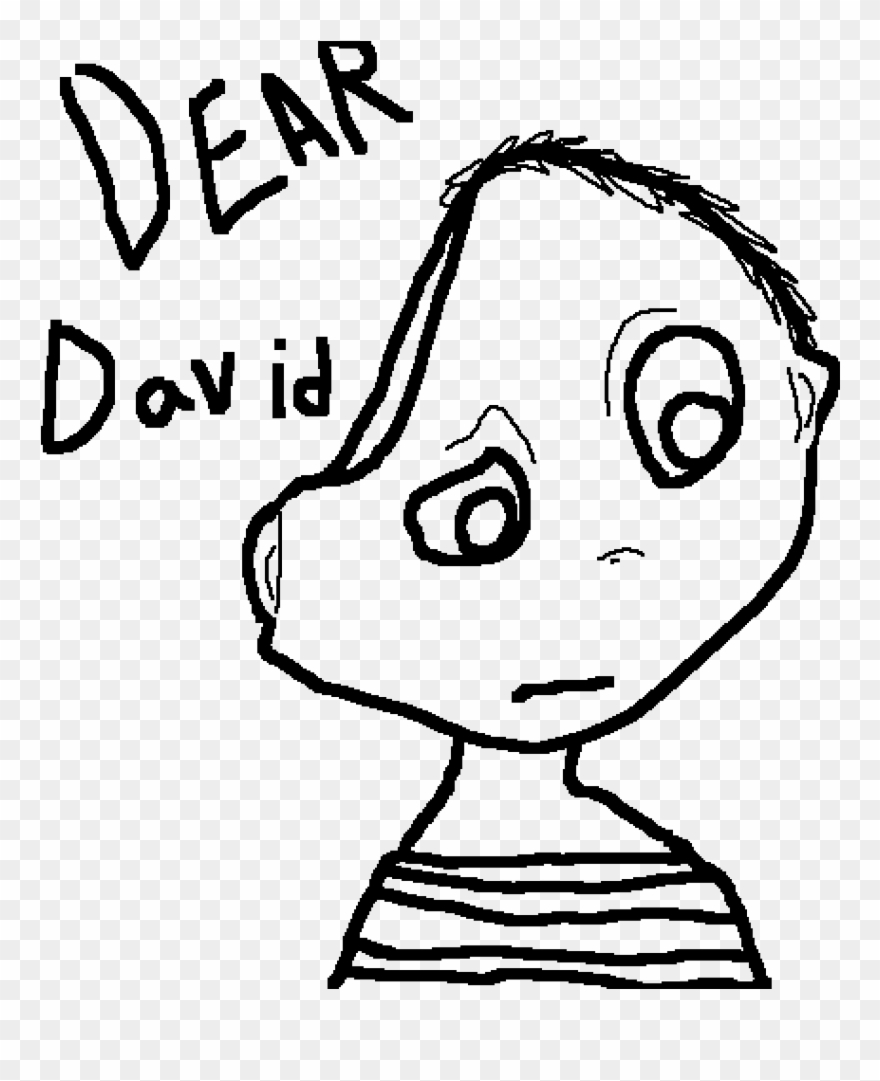 Dear David Horror Story Clipart