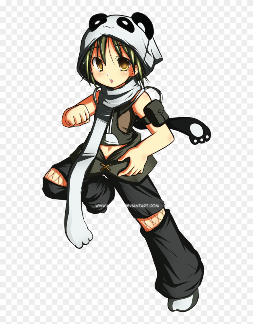 Anime Girl Clipart Pants - Png Download