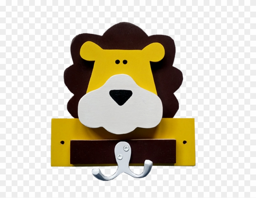 Lion Shaped Wall Hook Clipart