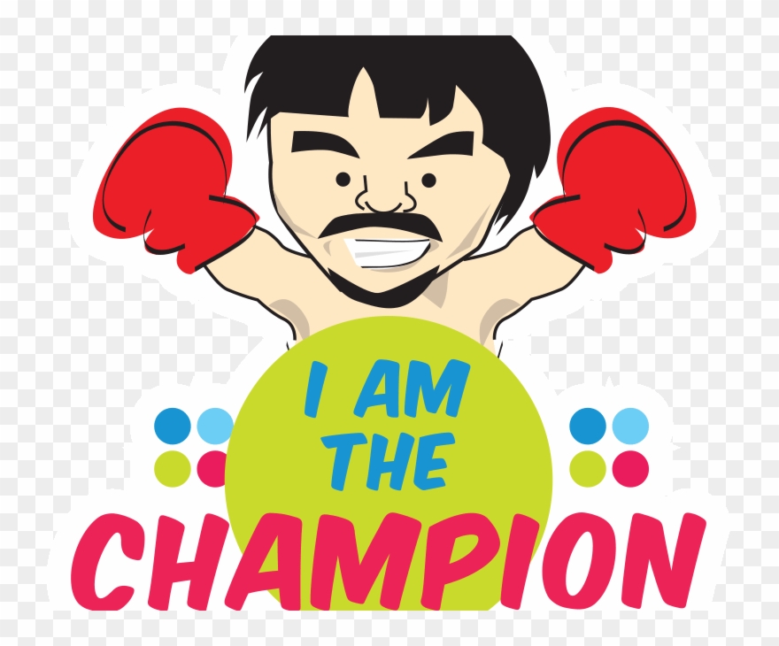 Free Quirky Manny Pacquiao Themed Stickers From Smart Clipart