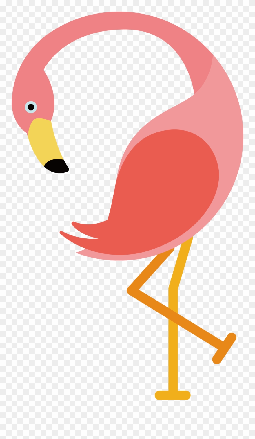 Cute Flamingo Clip Art - Png Download