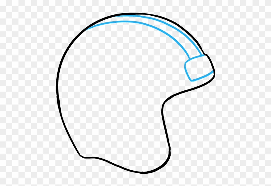 How To Draw Football Helmet Clipart