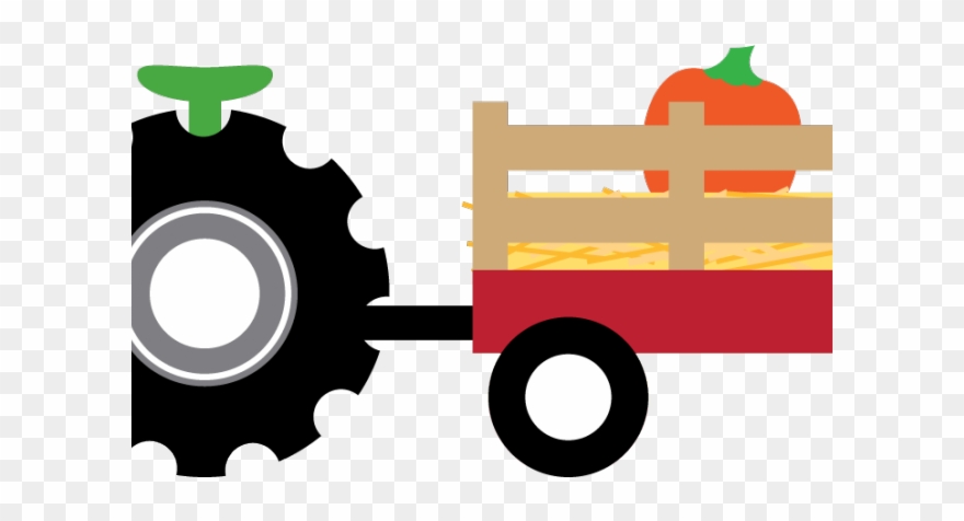 Tractor Clipart Wagon - Png Download