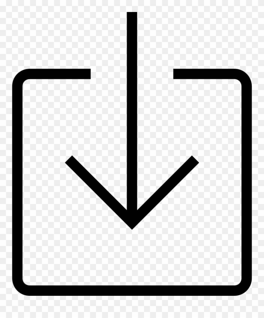 Essential Light Arrow In Down Comments Clipart