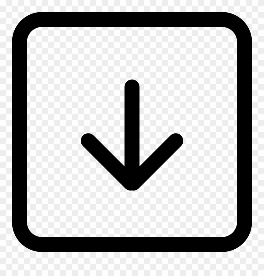 Engine Light With Down Arrow Clipart