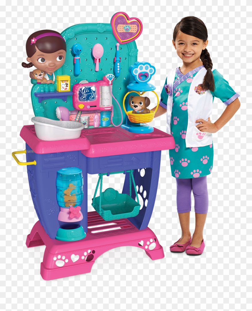 Doc Mcstuffins Pet Vet Checkup Center Clipart