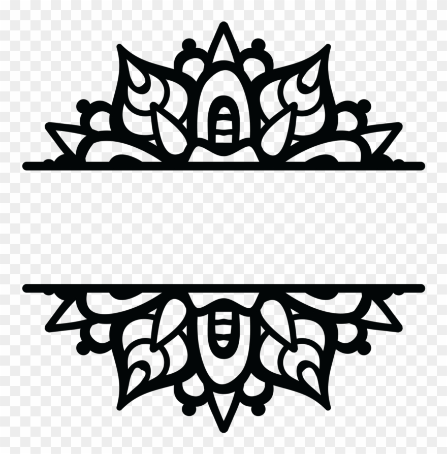 Mandala Personalized Pillow Clipart