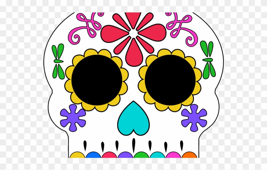 Sugar Skull Clipart Birthday - Png Download
