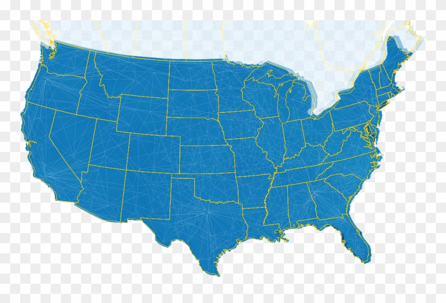 Distribution Map Clipart