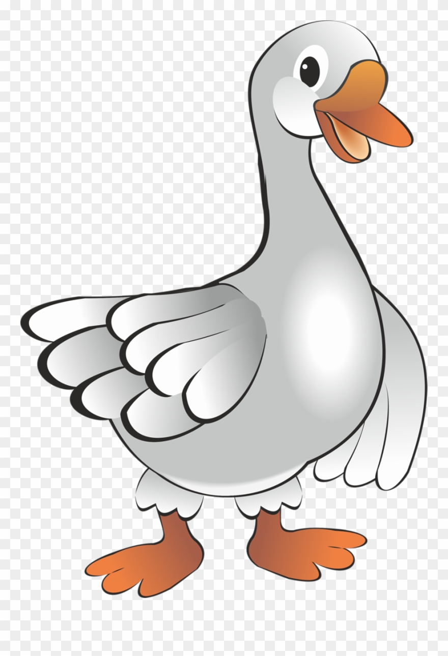 The Figure Of Mother Goose Is The Imaginary Author Clipart