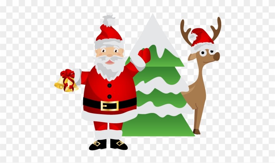 Black Santa Messages Sticker-2 Clipart