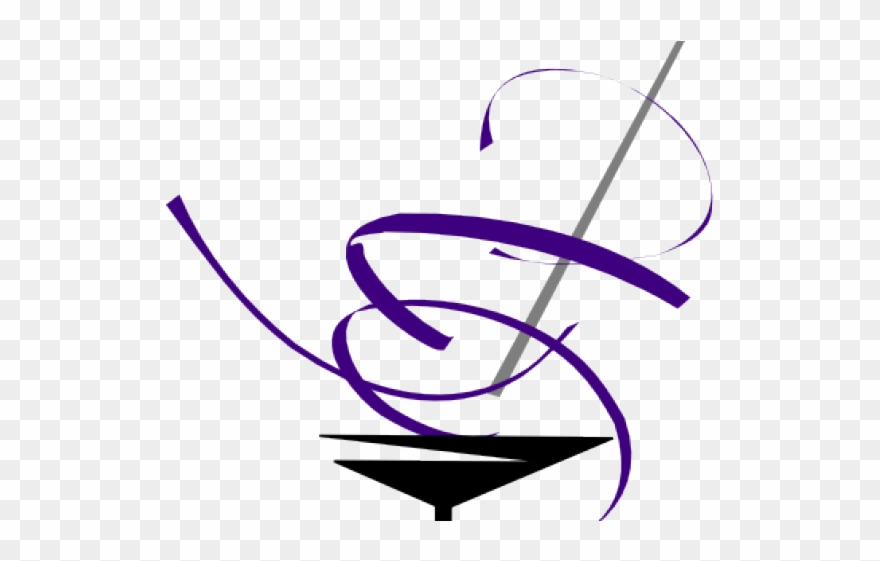 Cocktail Clipart Purple Cocktail - Png Download