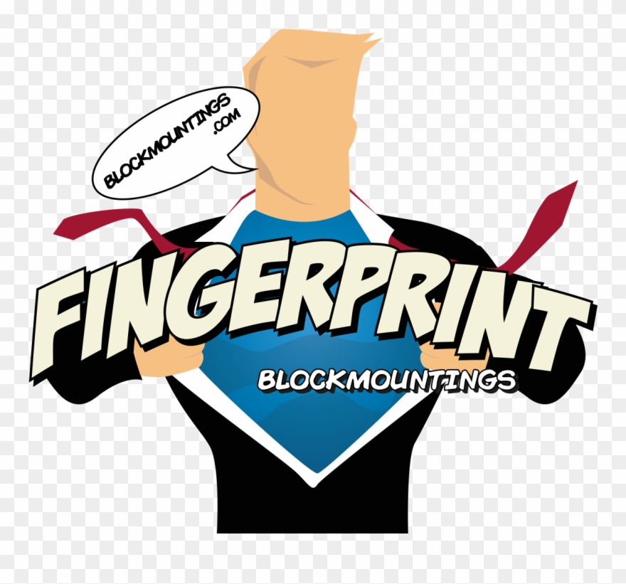 Fingerprint Blockmountings﻿﻿﻿ Clipart