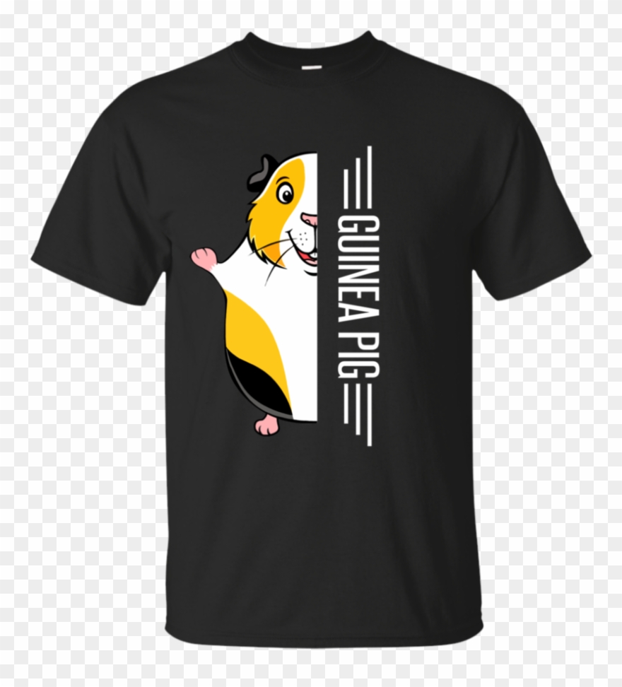 Guinea Pig Half Face Tshirt G200 Gildan Ultra Cotton Clipart