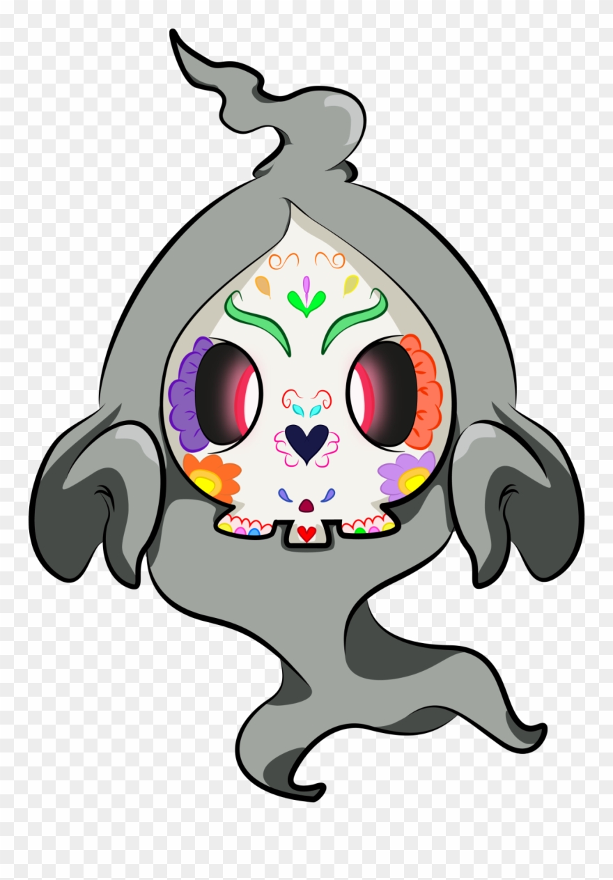 “ Sugar Duskull Halloween And The Day Of The Dead Is Clipart