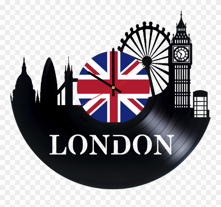 England Handmade Vinyl Record Clipart