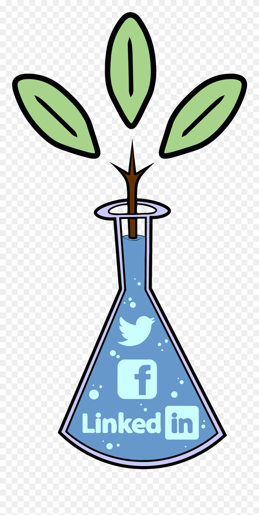 Citizen Science Social Science = Environmentalism Beaker Clipart