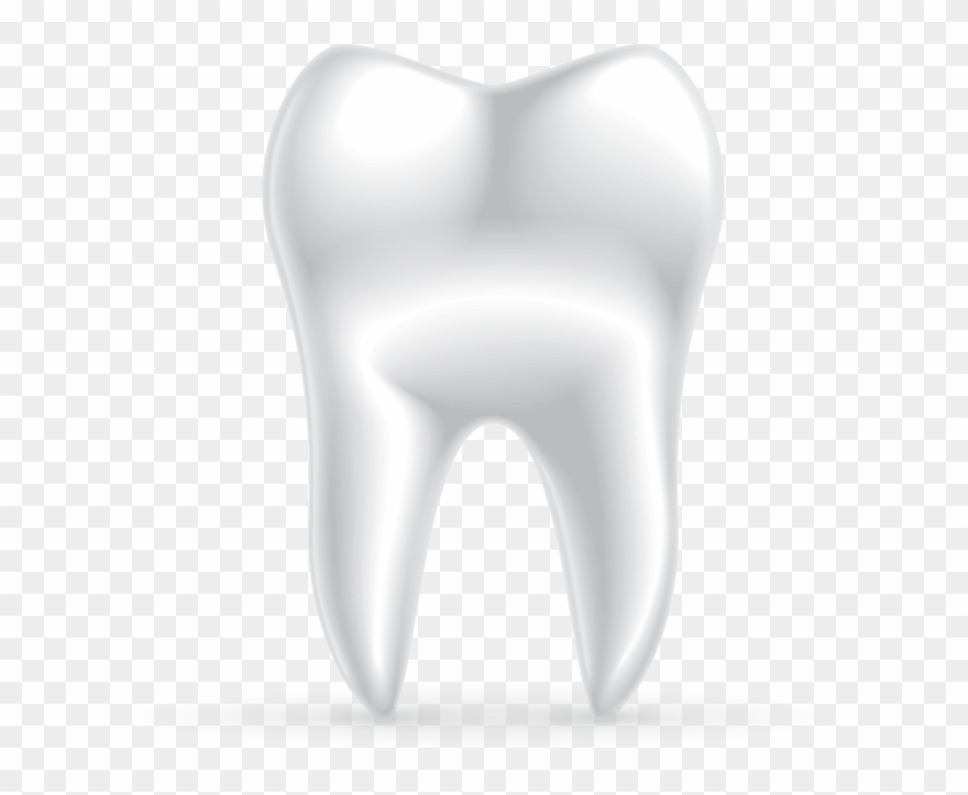 Tooth Clip Art Black And White - Png Download