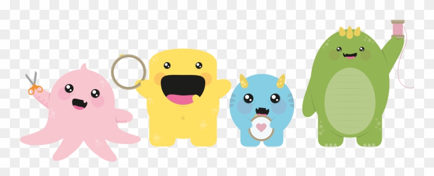 Custom Character Illustration The Geeky Stitching Co Clipart