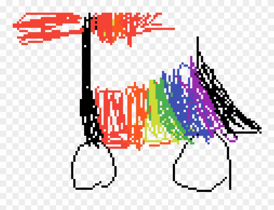 Rainbow Scooter Clipart