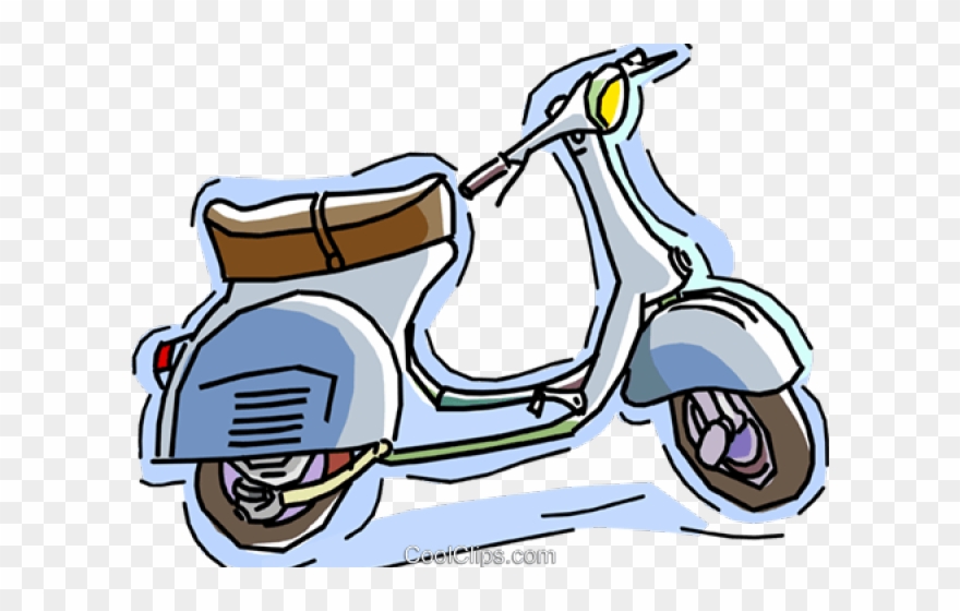Scooter Clipart Transportation - Png Download