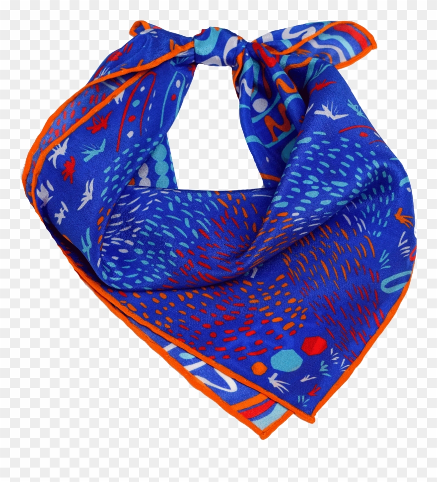 Pond Of Paisley Blue Clipart