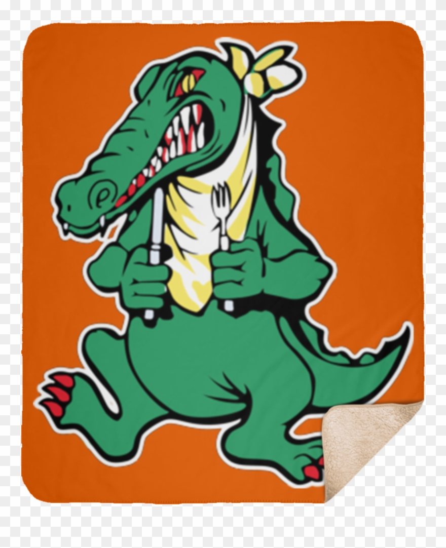 Alligator Guitar Medium Premium Sherpa Blanket Clipart