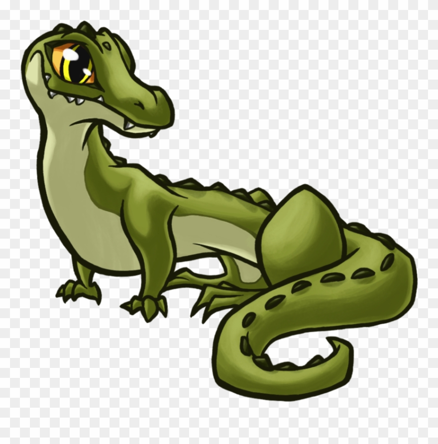 Clipart Alligator Chibi - Png Download
