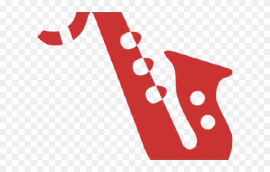 Saxophone Clipart Red - Png Download