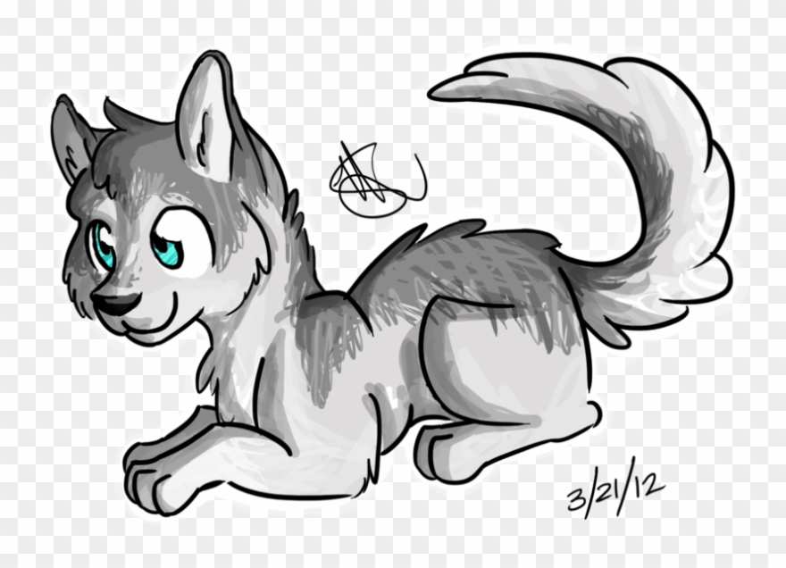 How To Draw A Cute Dog Step By Step Clipart