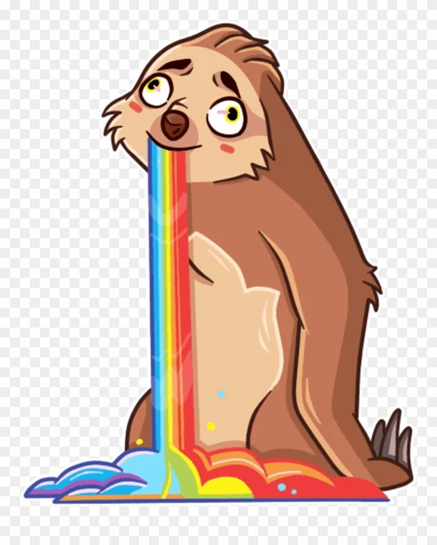 Sloth Sticker Clipart
