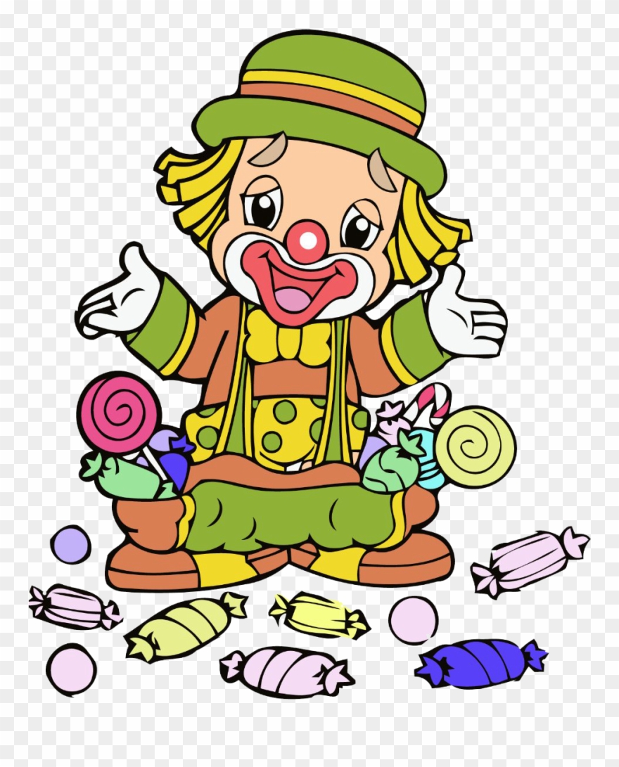Clowns, Clip Art, Om, Printing, Letter, Trading Cards, - Png Download