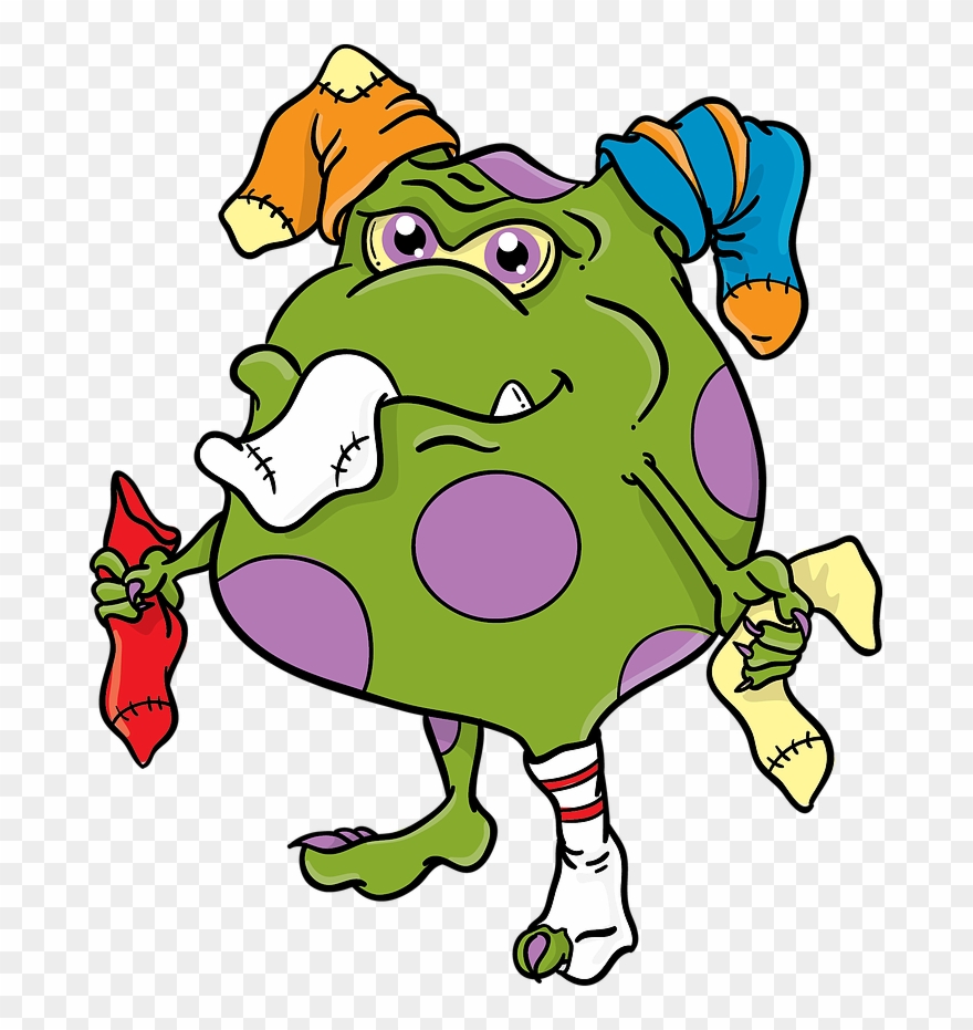 Sock Monster Clipart