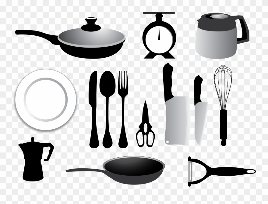 Knife Kitchen Utensil Fork Spoon Clipart