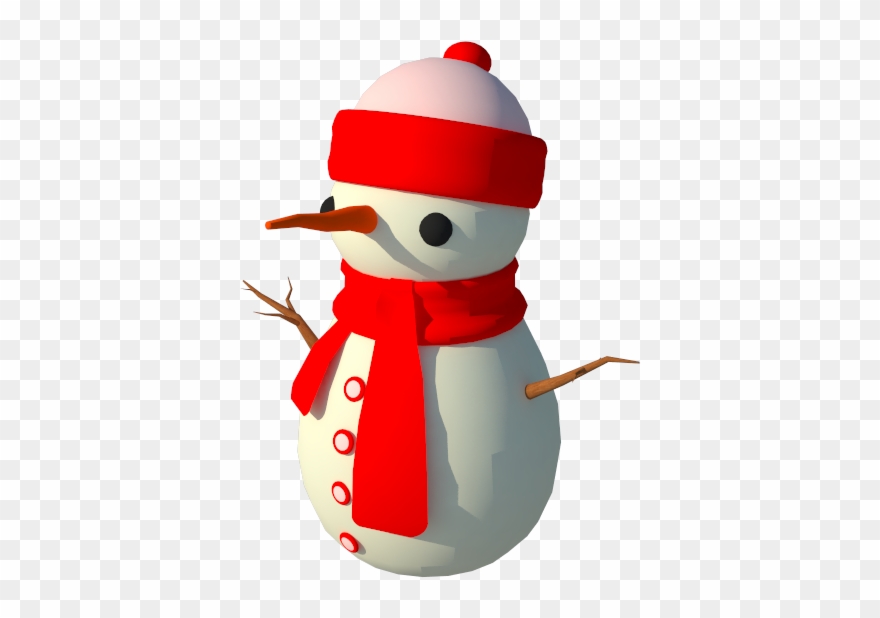 Snowman Face Clip Art - Png Download