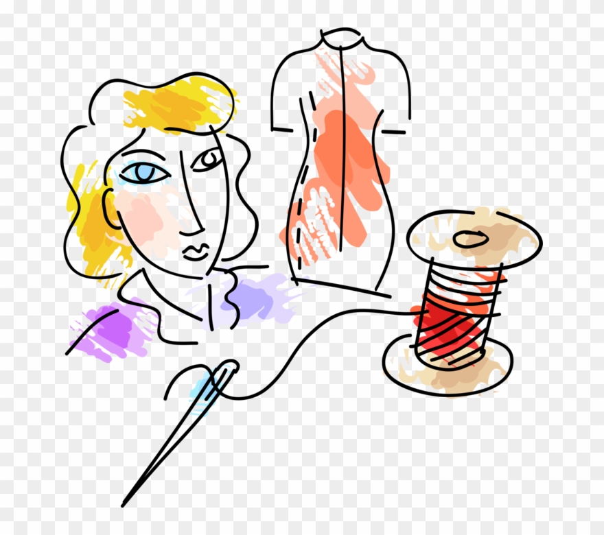 Png Library Library Dress Form Needle And Image Illustration Clipart