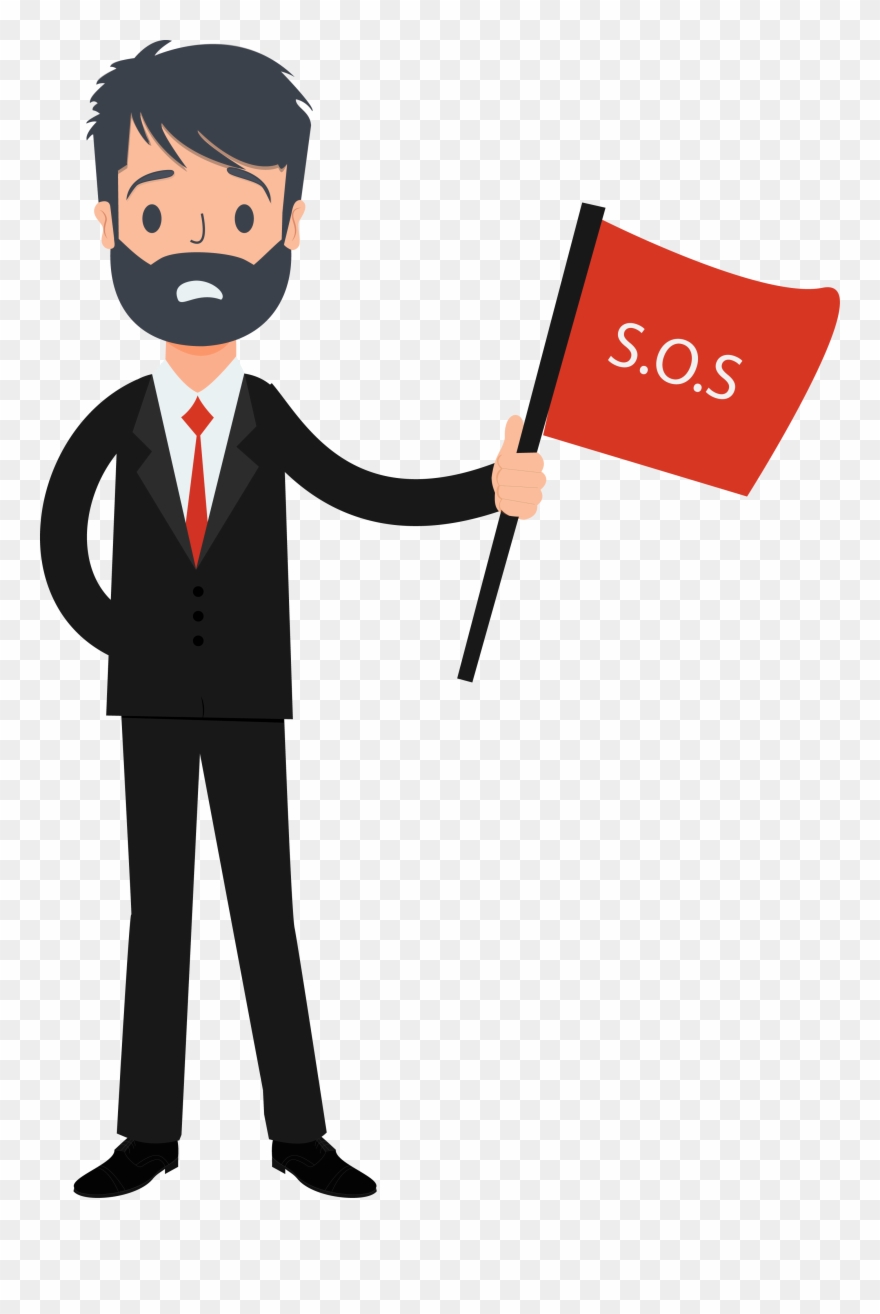 Toon Beard Businessman 87 Clipart