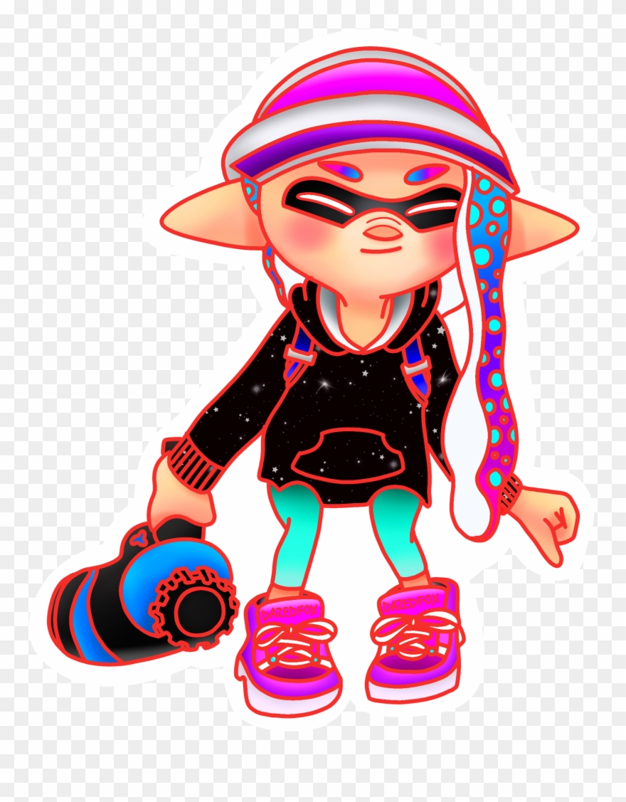 Inking Sticker Clipart