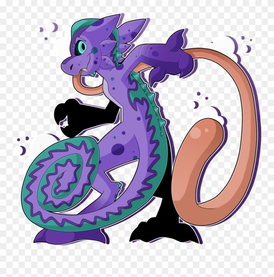 Chameleon Clipart Purple - Png Download