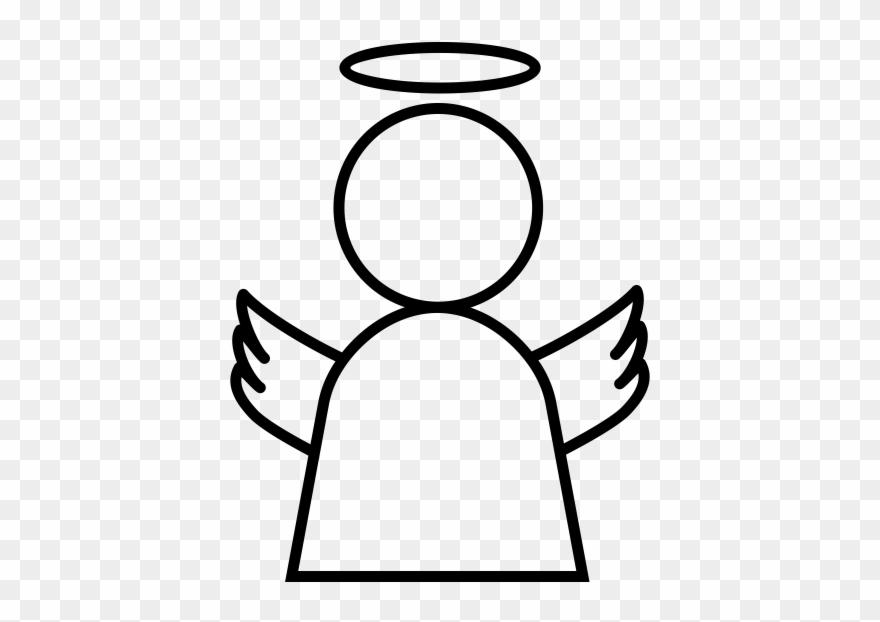 Angel Rubber Stamp Clipart