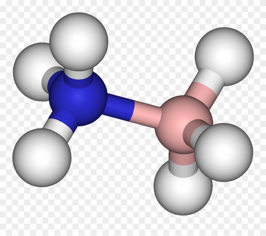 Ammonia Borane 3d Balls Clipart