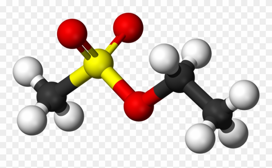 Ethyl Mesylate 3d Balls Clipart