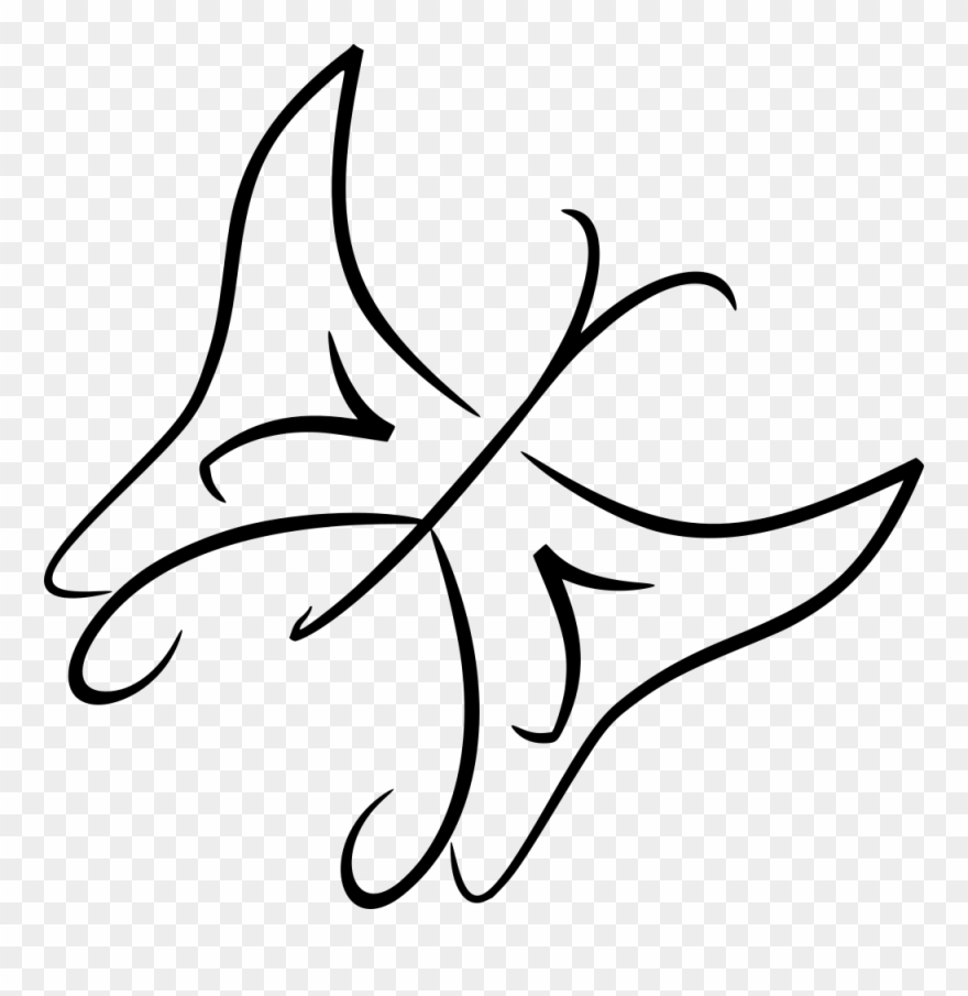 Abstract Butterfly Clipart