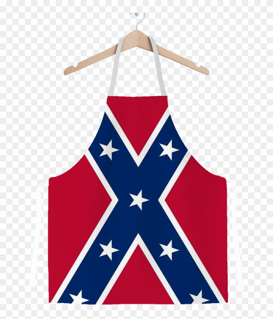 Confederate Flag Adult Apron Clipart