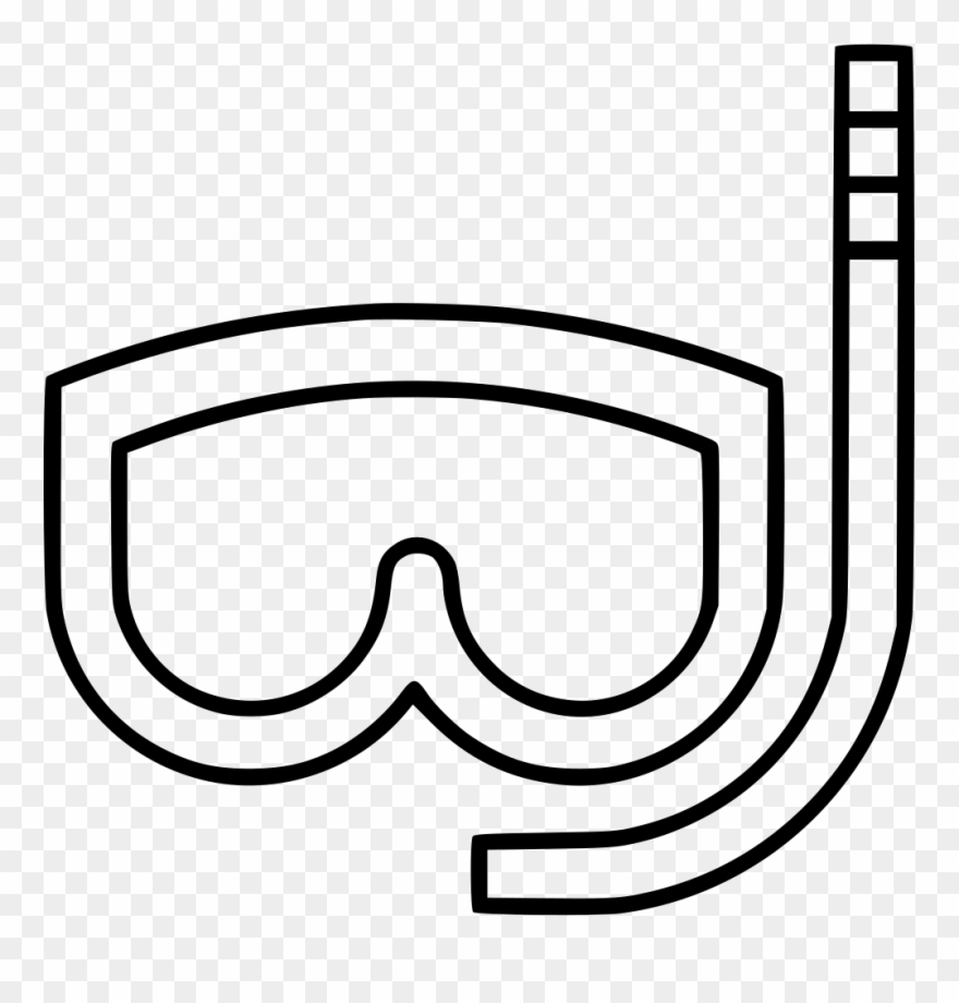 Underwater Mask Comments Clipart