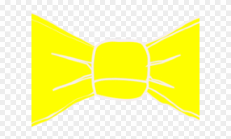 Bow Clipart Yellow - Png Download
