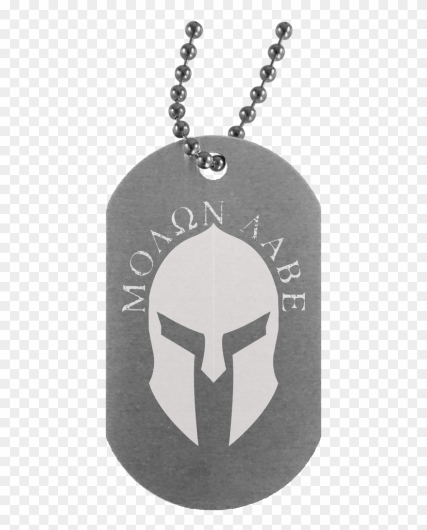 Molon Labe Dog Tags Clipart